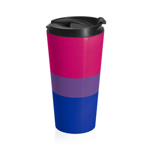 Bisexual Flag Travel Mug - On Trend Shirts