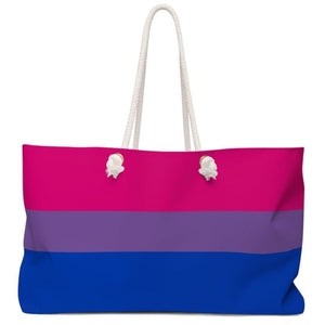 Bisexual Flag Weekender Bag - On Trend Shirts