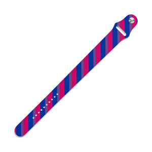 Bisexual Flag Wristband - On Trend Shirts