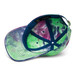 Bisexual Heart Embroidered Tie Dye Hat - On Trend Shirts