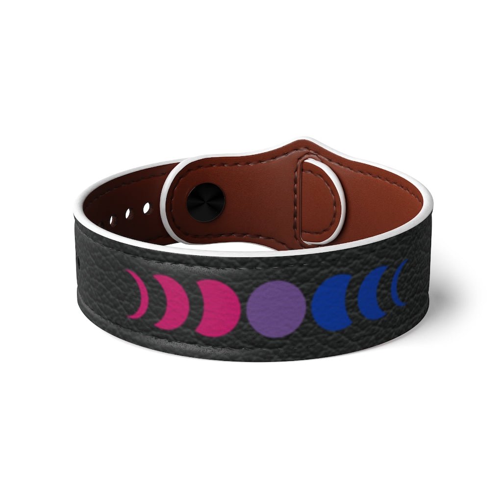 Bisexual Moon Phases Wristband - On Trend Shirts