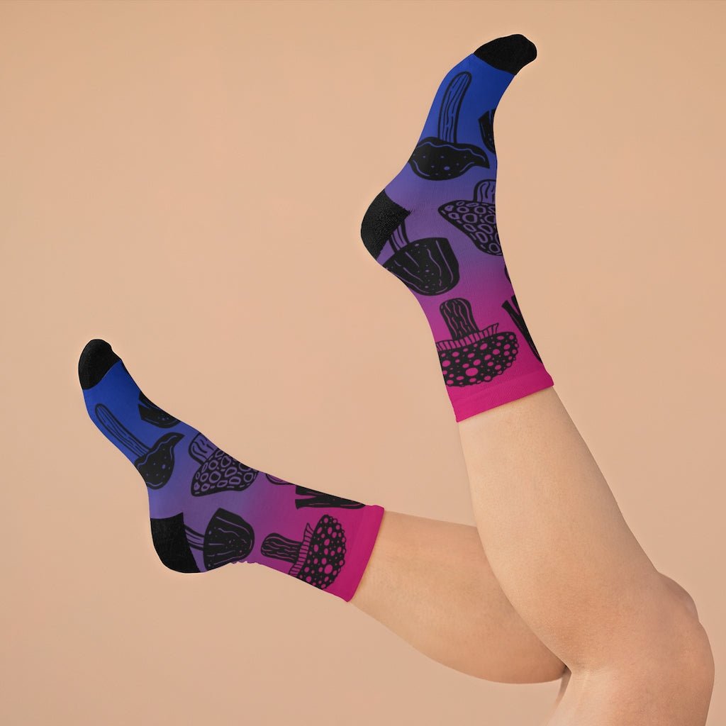 Bisexual Mushroom Socks - On Trend Shirts