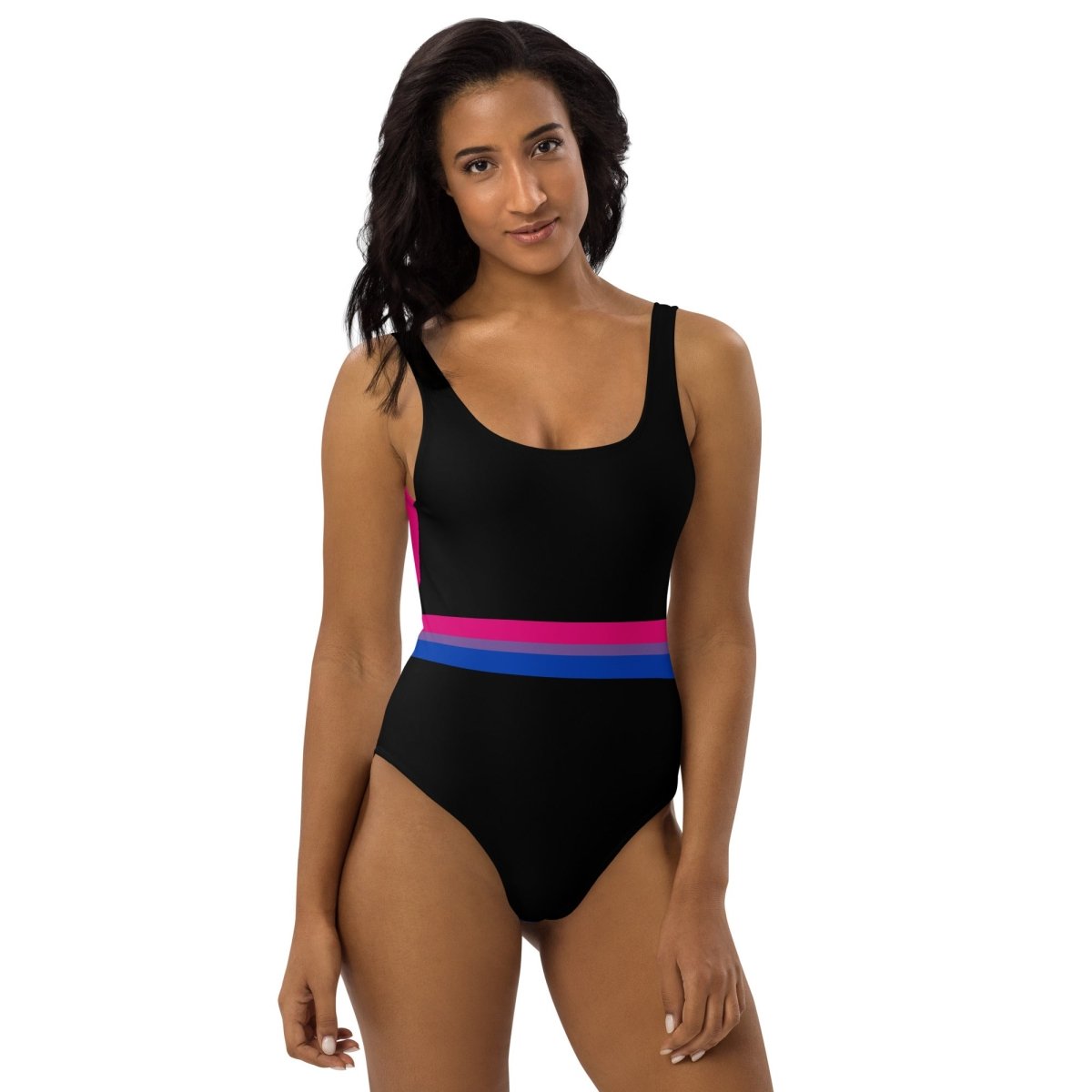 Aroace Stripe One-Piece Swimsuit - On Trend Shirts – On Trend Shirts