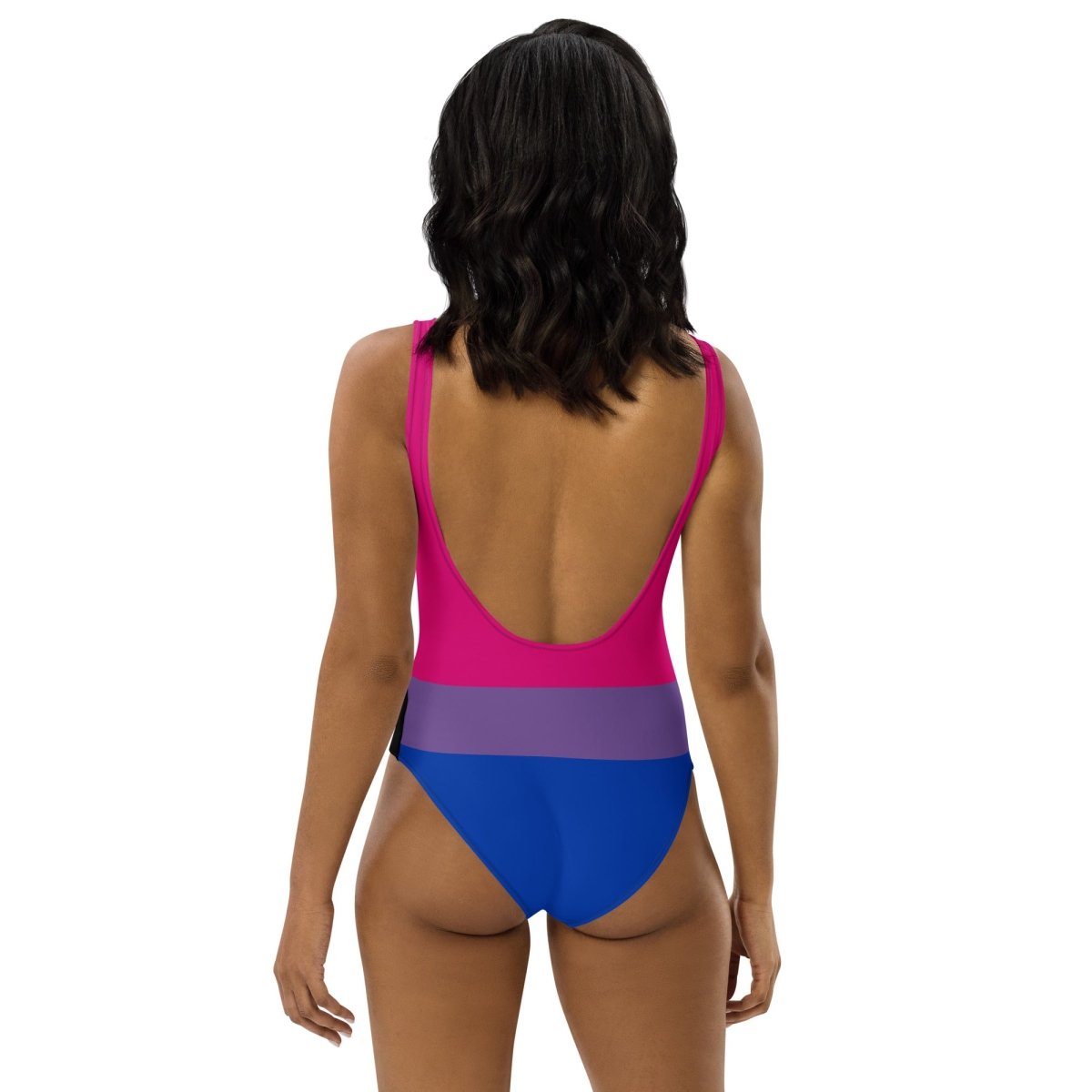 Bisexual Stripe One-Piece Swimsuit - On Trend Shirts