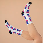 Bisexual Triangle Socks - white - On Trend Shirts