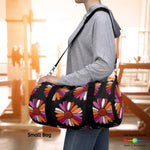 Black Lesbian Flower Duffle Bag - On Trend Shirts
