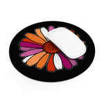 Black Lesbian Flower Mouse Pad - On Trend Shirts