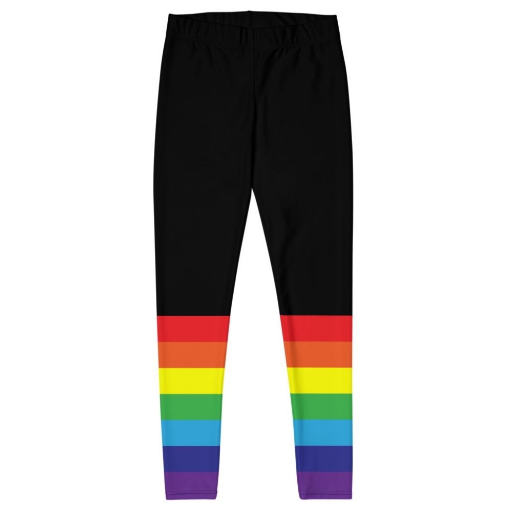 Black Polysexual Flag Leggings  Polysexual Pride Leggings - On Trend  Shirts – On Trend Shirts