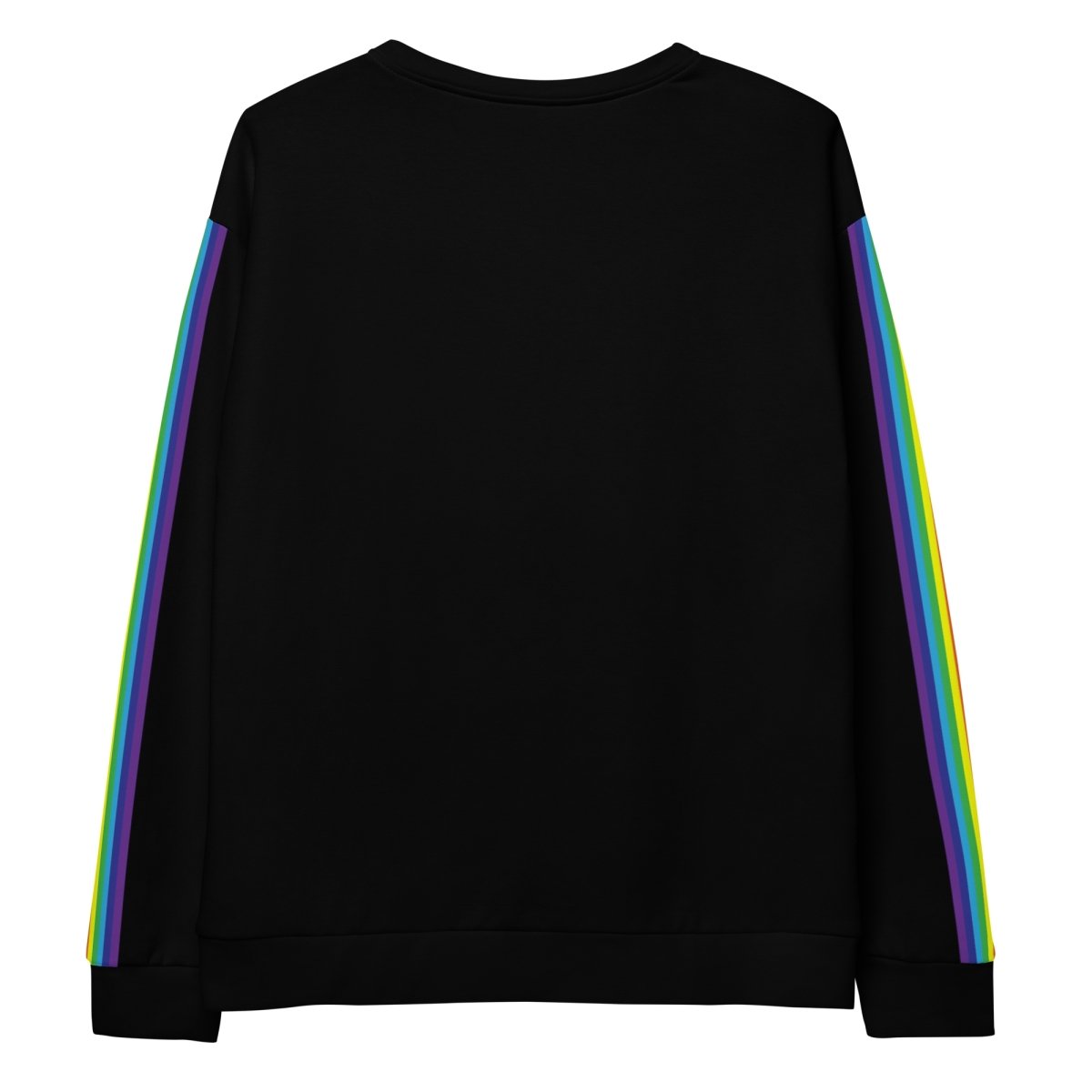 Black Rainbow Stripe Sweatshirt - On Trend Shirts