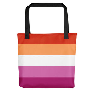Community Lesbian Flag Tote Bag - On Trend Shirts