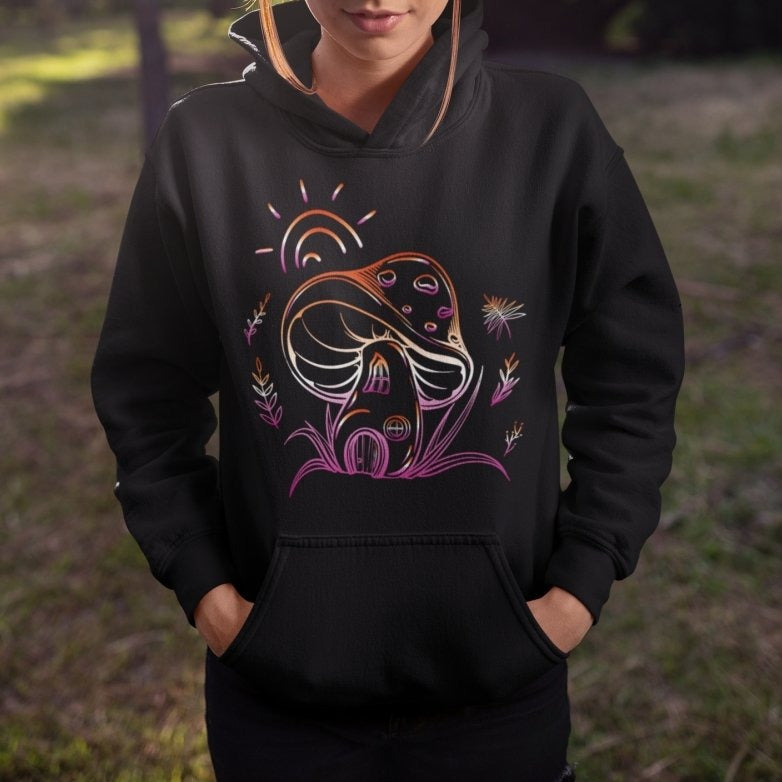 Community Lesbian Mushroom Hoodie - On Trend Shirts