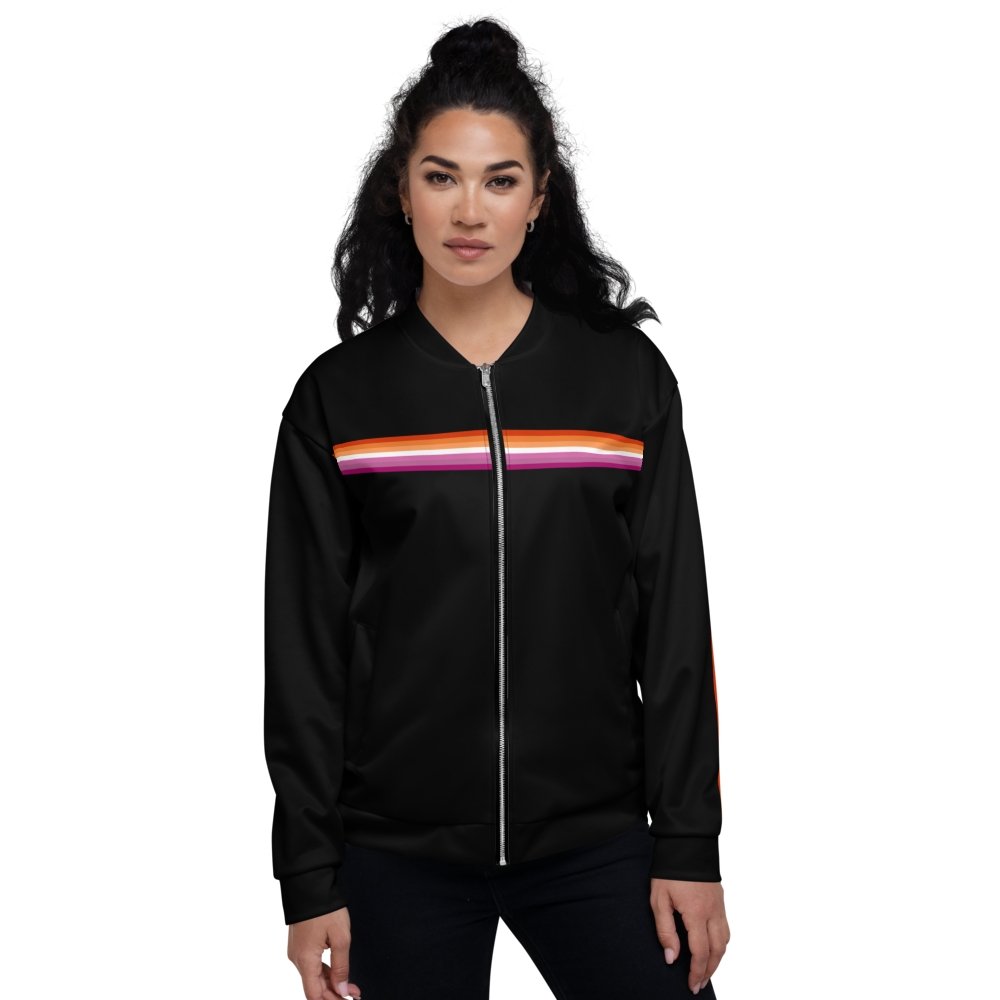 Women's Bomber Jacket - Lesbian Honeycomb – Fashion4LGBT