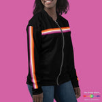Community Lesbian Stripe Bomber Jacket - On Trend Shirts