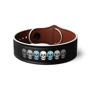 Demiboy Flag Skulls Wristband - On Trend Shirts
