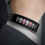 Demigirl Flag Skulls Wristband - On Trend Shirts