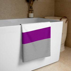 Demisexual Flag Beach Towel - On Trend Shirts