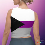 Demisexual Flag Crop Top - On Trend Shirts