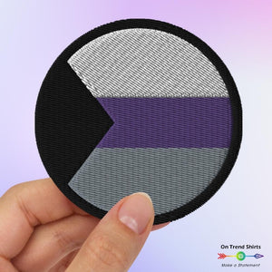 Demisexual Flag Embroidered Patch - On Trend Shirts