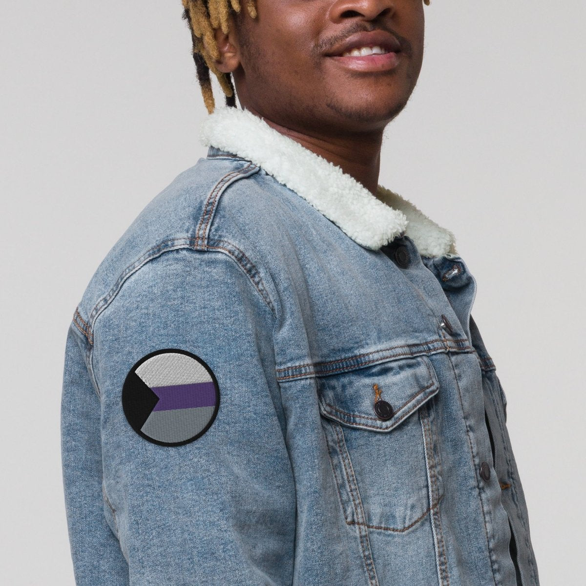 Demisexual Flag Embroidered Patch - On Trend Shirts