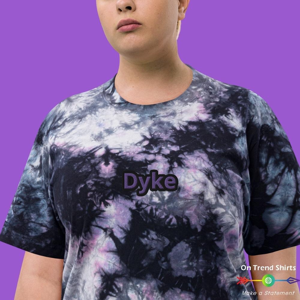 Dyke Oversized Tie-Dye Shirt - On Trend Shirts