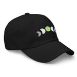 Embroidered Agender Moon Phases Dad Hat - On Trend Shirts