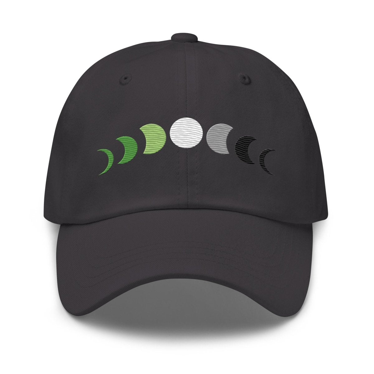 Embroidered Aromantic Moon Phases Dad Hat - On Trend Shirts