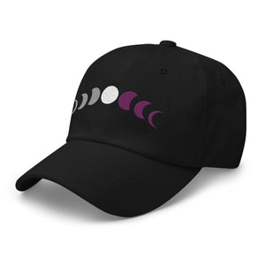 Embroidered Asexual Moon Phases Dad Hat - On Trend Shirts