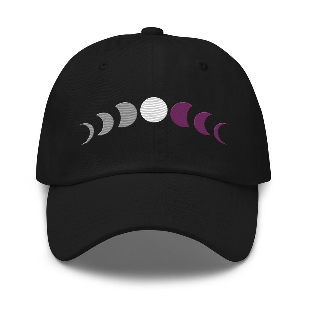 Embroidered Asexual Moon Phases Dad Hat - On Trend Shirts