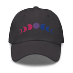 Embroidered Bisexual Moon Phases Dad Hat - On Trend Shirts