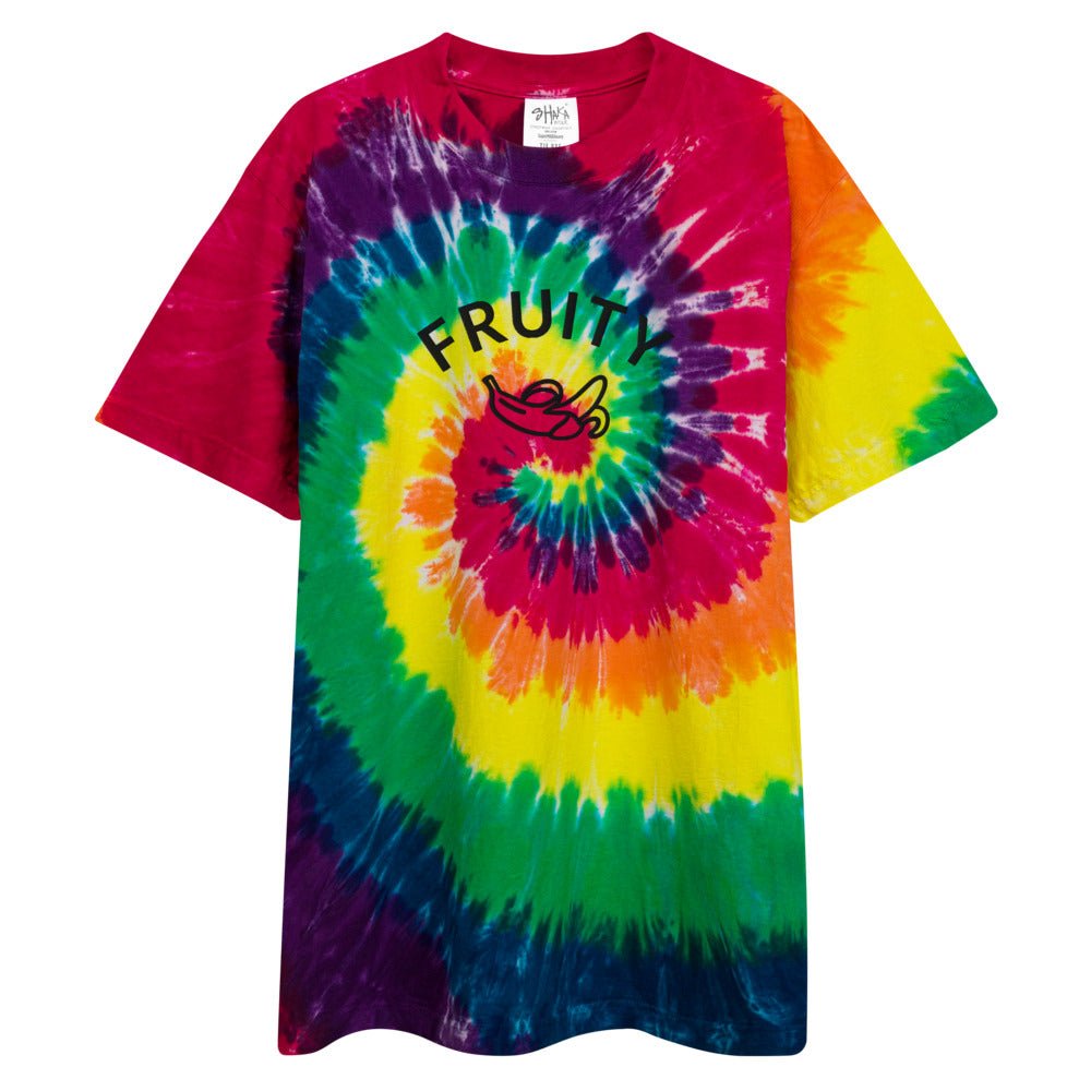 Embroidered Fruity Tie-Dye Shirt - On Trend Shirts