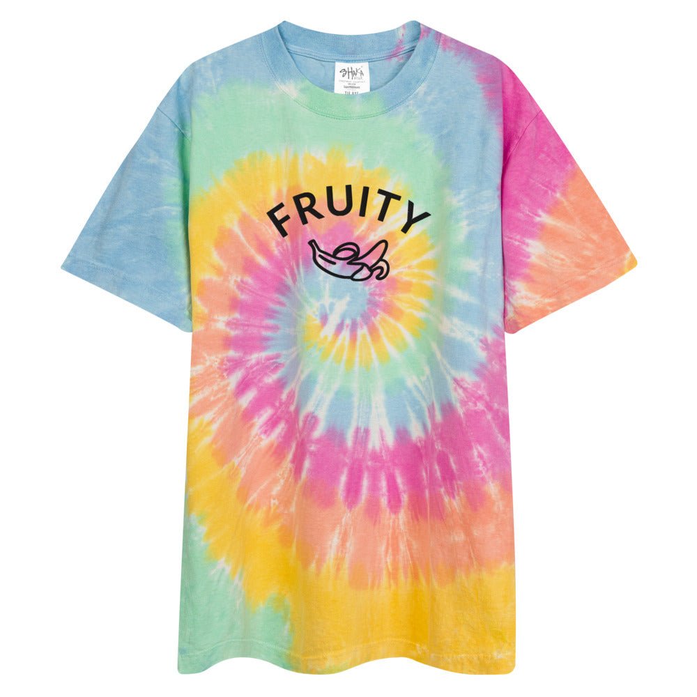 Embroidered Fruity Tie-Dye Shirt - On Trend Shirts