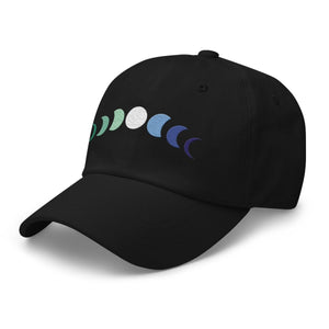 Embroidered MLM Flag Moon Phases Dad Hat - On Trend Shirts