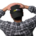 Embroidered Non-Binary Moon Phases Dad Hat - On Trend Shirts