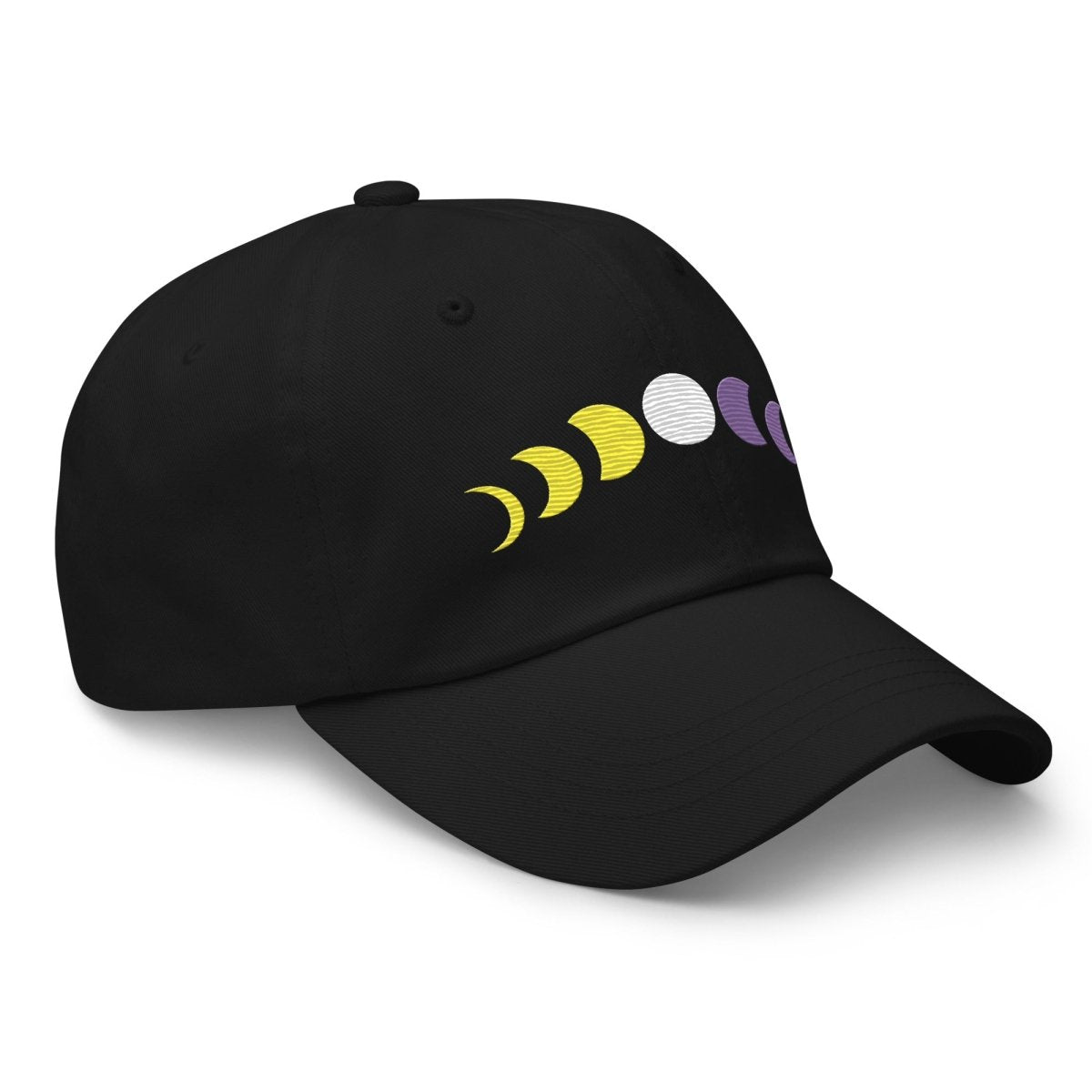 Embroidered Non-Binary Moon Phases Dad Hat - On Trend Shirts