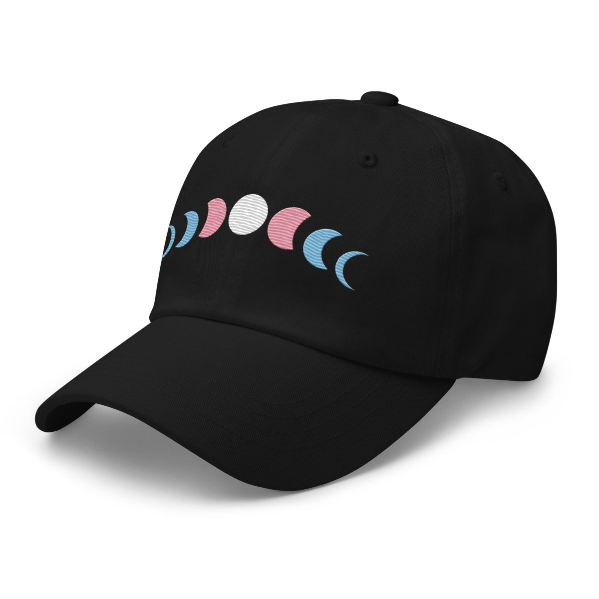 Embroidered Transgender Moon Phases Dad Hat - On Trend Shirts