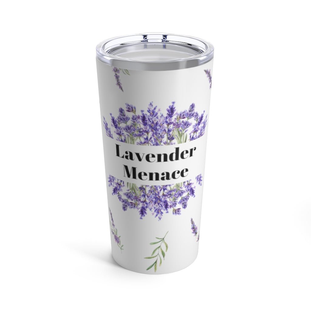 Floral Lavender Menace Tumbler - On Trend Shirts