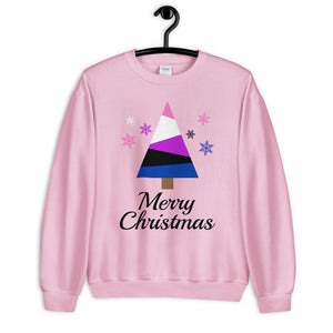 Genderfluid Christmas Tree Sweatshirt - On Trend Shirts