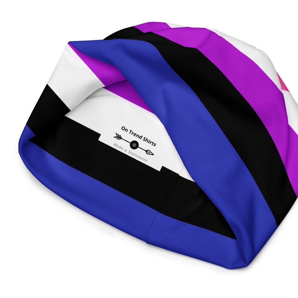 Genderfluid Flag Beanie - On Trend Shirts