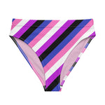 Genderfluid Flag Recycled High-Waisted Bikini Bottom - On Trend Shirts