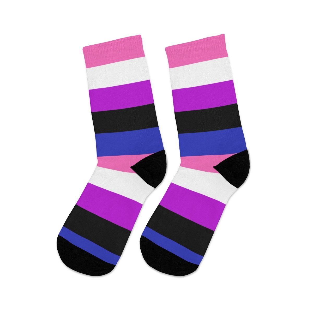 Genderfluid Flag Socks - On Trend Shirts