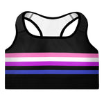 Genderfluid Flag Sports Bra - On Trend Shirts
