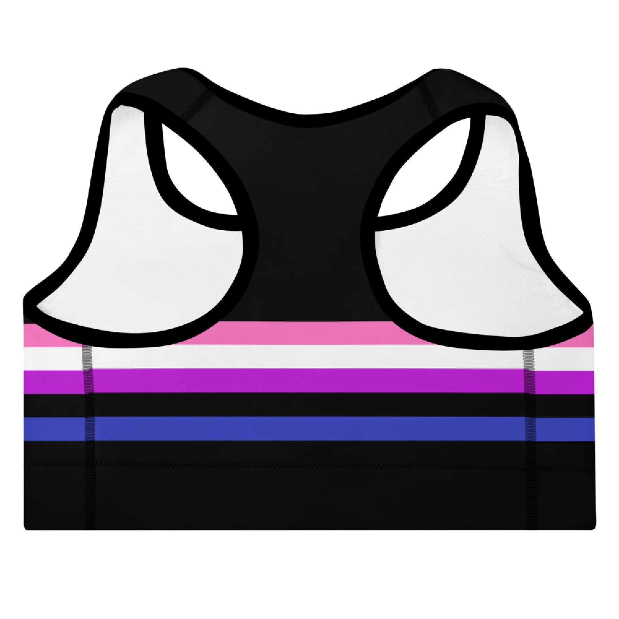 Genderfluid Flag Sports Bra - On Trend Shirts