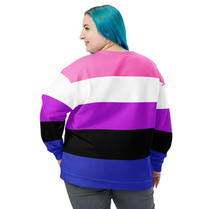 Genderfluid Flag Sweatshirt - On Trend Shirts