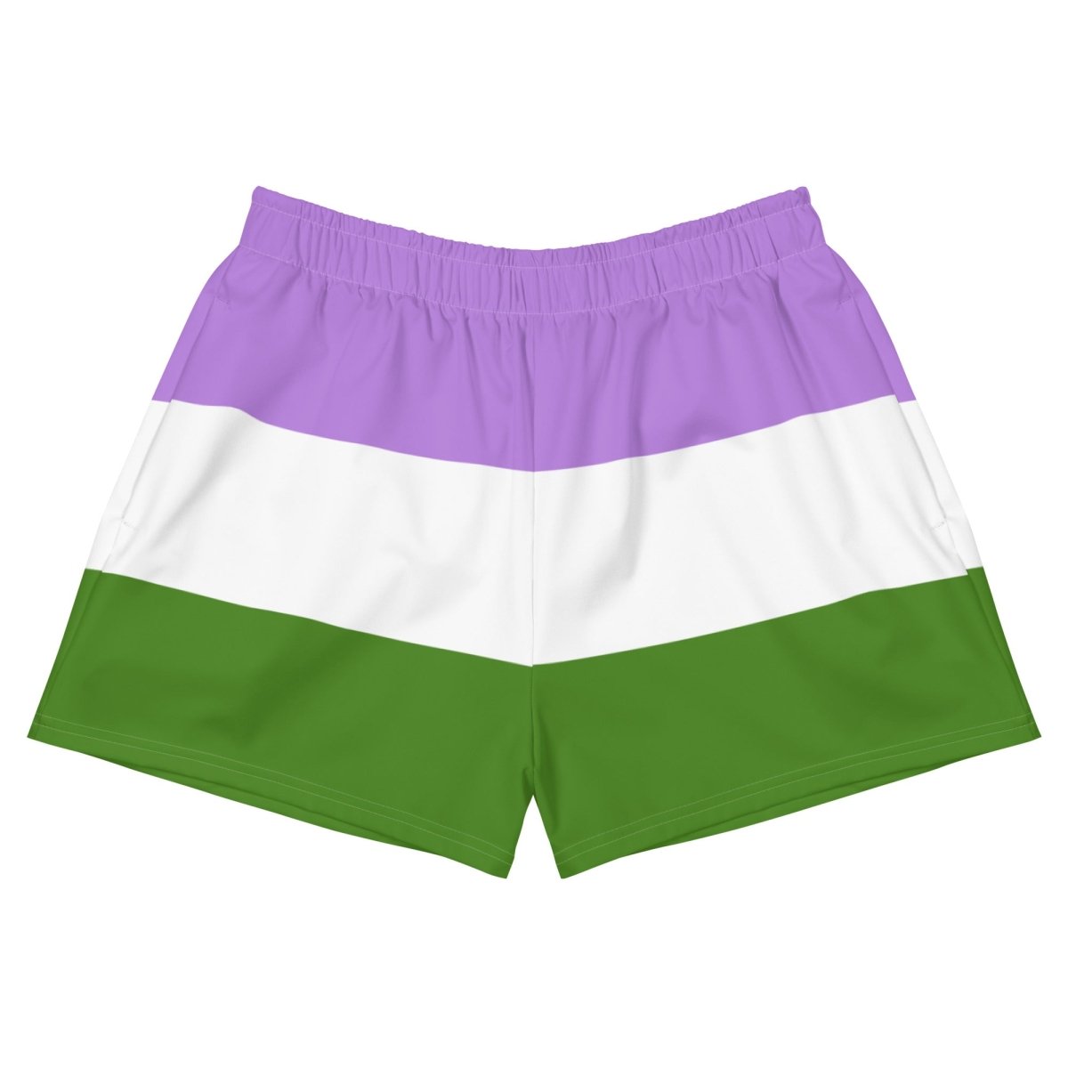 Genderqueer Flag Athletic Shorts - On Trend Shirts