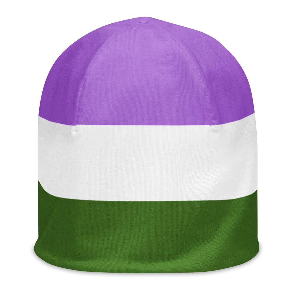 Genderqueer Flag Beanie - On Trend Shirts