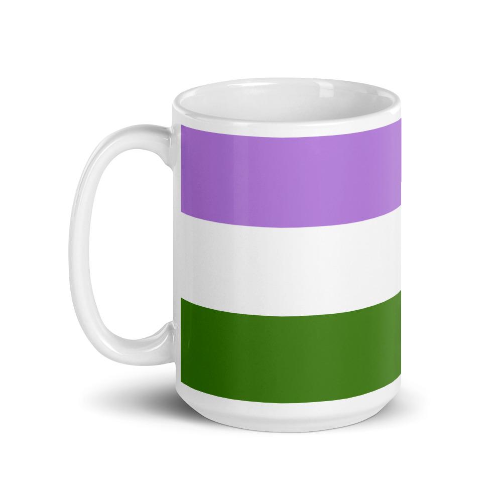 Genderqueer Flag Mug - On Trend Shirts