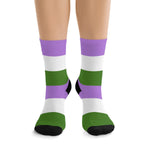 Genderqueer Flag Socks - On Trend Shirts
