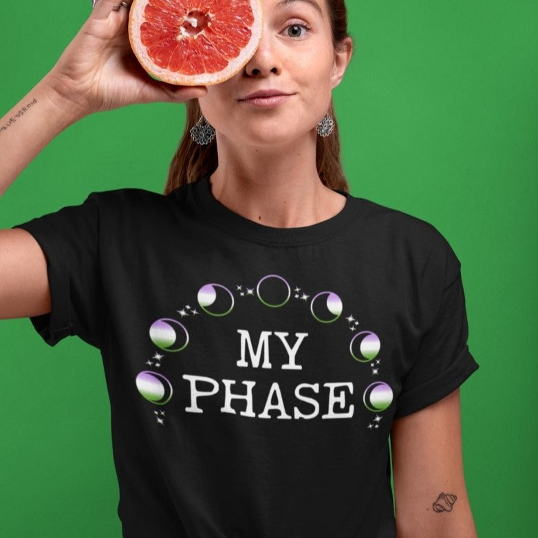 Genderqueer Moon Phase Shirt - On Trend Shirts