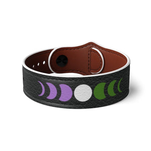 Genderqueer Moon Phases Wristband - On Trend Shirts