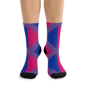 Geometric Bisexual Socks - On Trend Shirts